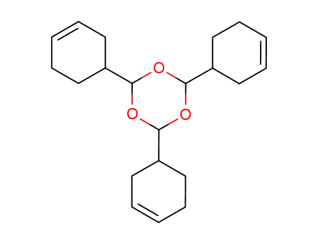 Molecular Structure of 6556-73-6 (2,4,6-tri(cyclohex-3-en-1-yl)-1,3,5-trioxane)