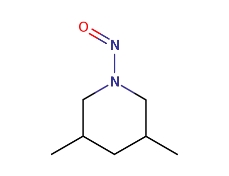 Molecular Structure of 78338-31-5 (cis-3,5-Dimethyl-1-nitrosopiperidine)