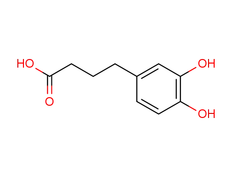 Molecular Structure of 70217-89-9 (3,4-DIHYDROXY-BENZENEBUTANOIC ACID)