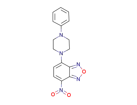 Molecular Structure of 65462-11-5 (4-nitro-7-(4-phenylpiperazin-1-yl)-2,1,3-benzoxadiazole)