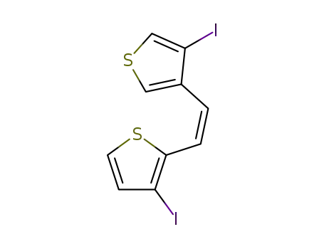 3-iodo-2-[2-(4-iodo-3-thienyl)vinyl]thiophene