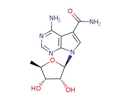 4-amino-7-(5-deoxypentofuranosyl)-7H-pyrrolo[2,3-d]pyrimidine-5-carboxamide