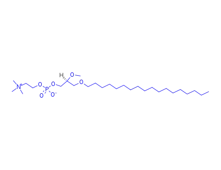 Molecular Structure of 77286-66-9 (1-O-OCTADECYL-2-O-METHYL-SN-GLYCERO-3-PHOSPHOCHOLINE)