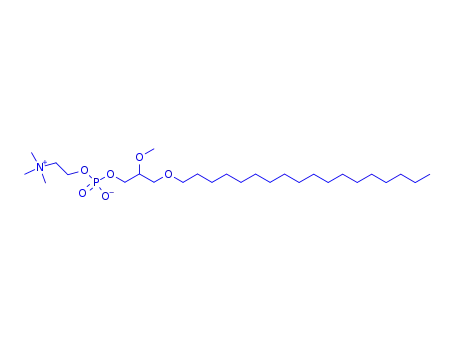 Molecular Structure of 70641-51-9 (1-O-OCTADECYL-2-O-METHYL-SN-GLYCERO-3-PHOSPHOCHOLINE)