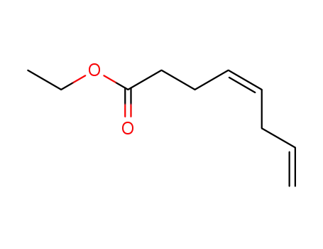 Molecular Structure of 69925-33-3 (4,7-Octadienoic acid, ethyl ester, (Z)-)