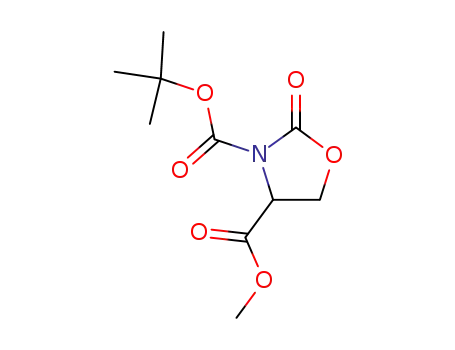 3,4-Oxazolidinedicarboxylic acid, 2-oxo-, 3-(1,1-dimethylethyl) 4-methyl
ester