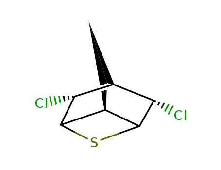 Molecular Structure of 313697-12-0 (4-Thiatricyclo[3.2.1.03,6]octane,2,8-dichloro-(9CI))