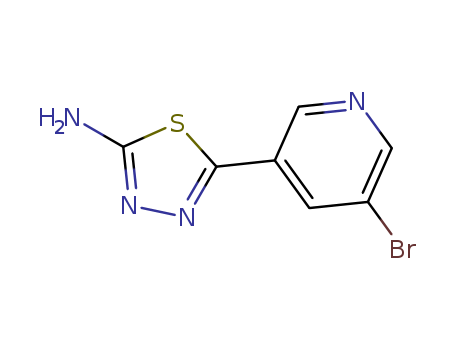 5-(5-bromopyridin-3-yl)-1,3,4-thiadiazol-2-amine