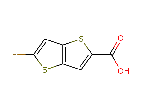 Molecular Structure of 70060-18-3 (5-fluorothieno[3,2-b]thiophene-2-carboxylic acid)