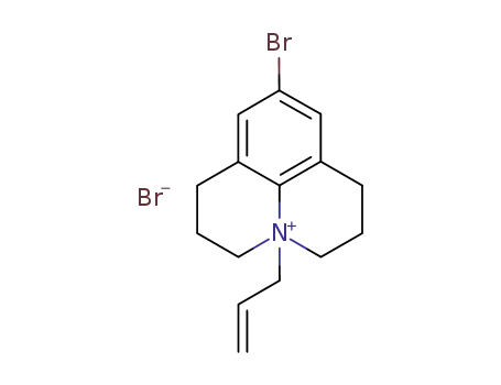 4-Allyl-9-bromo-2,3,6,7-tetrahydro-1H,5H-pyrido[3,2,1-ij]quinolinium; bromide