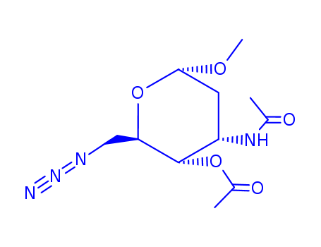 (4-acetamido-3-acetyloxy-6-methoxy-oxan-2-yl)methylimino-imino-azanium cas  69975-38-8