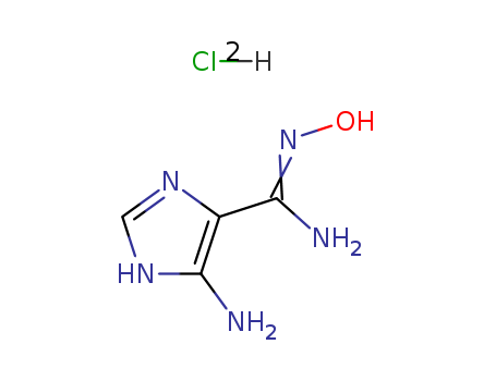 1H-Imidazole-4-carboximidamide,5-amino-N-hydroxy-, hydrochloride (1:2) cas  65456-71-5