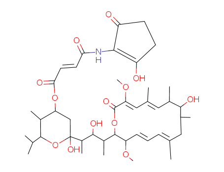 2-Butenoicacid, 4-[(2-hydroxy-5-oxo-1-cyclopenten-1-yl)amino]-4-oxo-,(2R,4R,5S,6R)-tetrahydro-2-hydroxy-2-[(1S,2R,3S)-2-hydroxy-3-[(2R,3S,4E,6E,9S,10S,11R,12E,14Z)-10-hydroxy-3,15-dimethoxy-7,9,11,13-