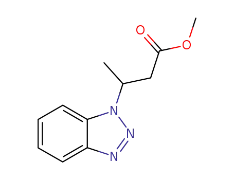 methyl 3-<benzotriazol-1-yl>butanoate