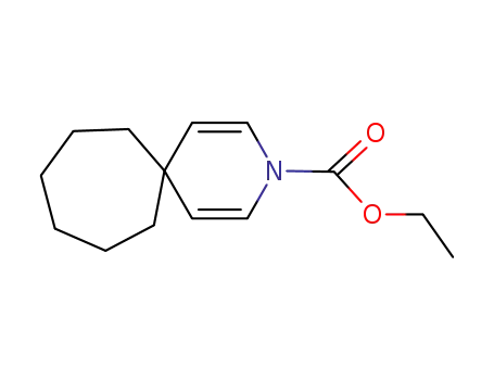 Molecular Structure of 70197-71-6 (ethyl 3-azaspiro[5.6]dodeca-1,4-diene-3-carboxylate)