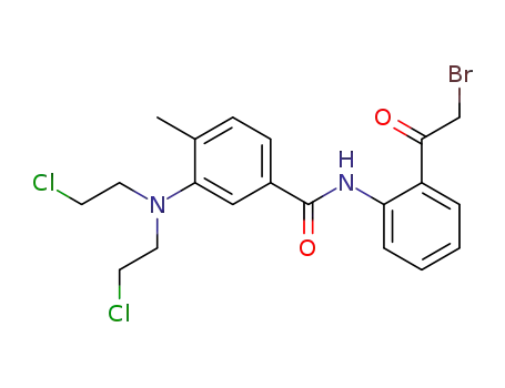 3-[ビス(2-クロロエチル)アミノ]-2′-(ブロモアセチル)-4-メチルベンズアニリド