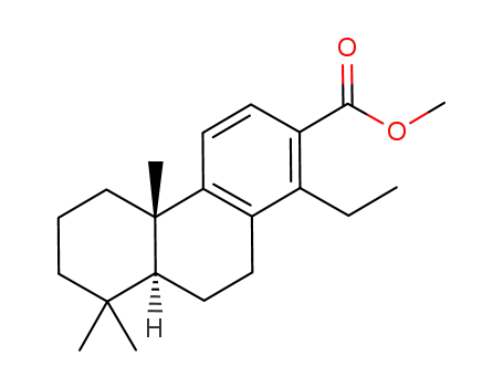 (4bS,8aS)-1-Ethyl-4b,8,8-trimethyl-4b,5,6,7,8,8a,9,10-octahydro-phenanthrene-2-carboxylic acid methyl ester