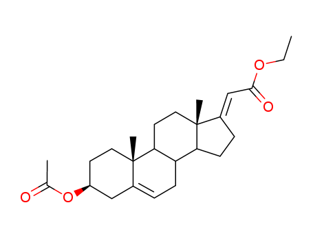 Pregna-5,17(20)-dien-21-oicacid, 3-(acetyloxy)-, ethyl ester, (3b)- (9CI) cas  70005-94-6