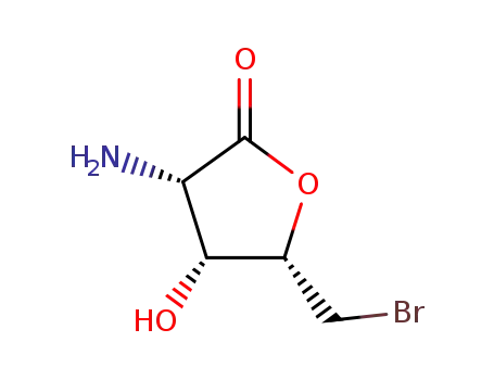 D-리크손산, 2-아미노-5-브로모-2,5-디데옥시-, 감마-락톤(9CI)