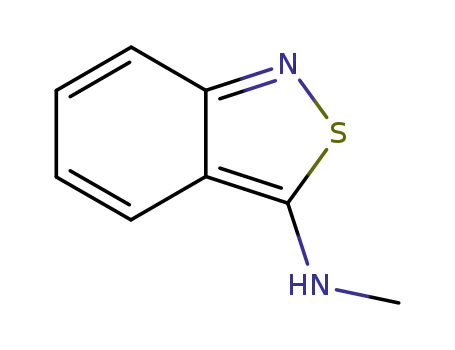 Molecular Structure of 700-07-2 (N-methyl-2,1-benzothiazol-3-amine)
