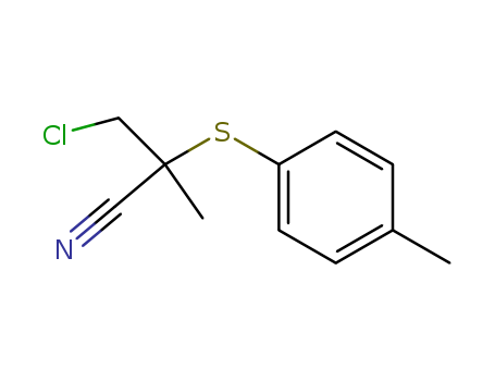 Propanenitrile, 3-chloro-2-methyl-2-[(4-methylphenyl)thio]-