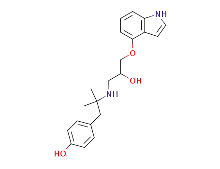 Molecular Structure of 69925-27-5 (hydroxybenzylpindolol)