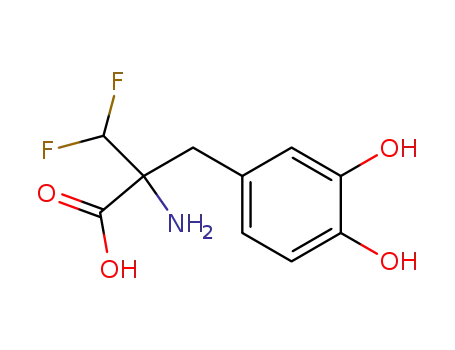 Molecular Structure of 69955-03-9 (alpha-difluoromethyl-DOPA)