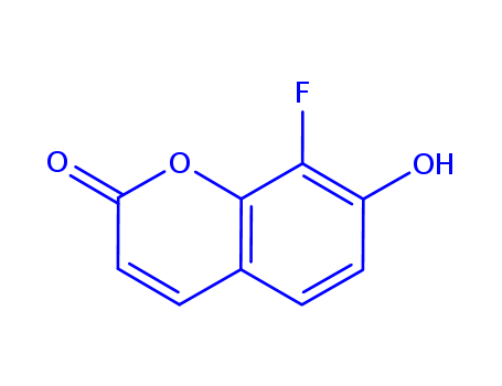2H-1-Benzopyran-2-one,  8-fluoro-7-hydroxy-