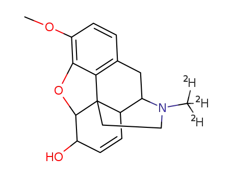 Molecular Structure of 70420-71-2 (CODEINE-D3)