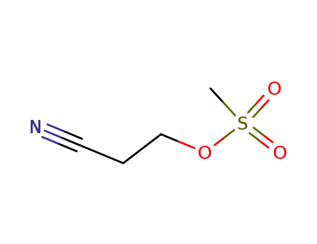 Molecular Structure of 65885-27-0 (3-methylsulfonyloxypropanenitrile)