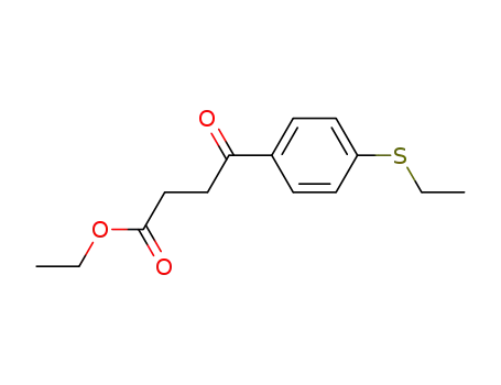 Molecular Structure of 7028-71-9 (ETHYL 4-(4-ETHYLTHIOPHENYL)-4-OXOBUTYRATE)