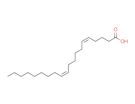 Molecular Structure of 70363-48-3 ((Z,Z)-5,11-Eicosadienoic Acid)