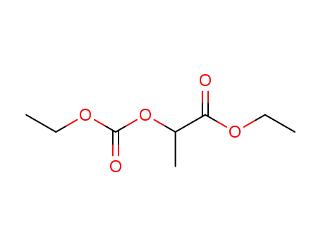 Molecular Structure of 6628-64-4 (ethyl 2-ethoxycarbonyloxypropanoate)