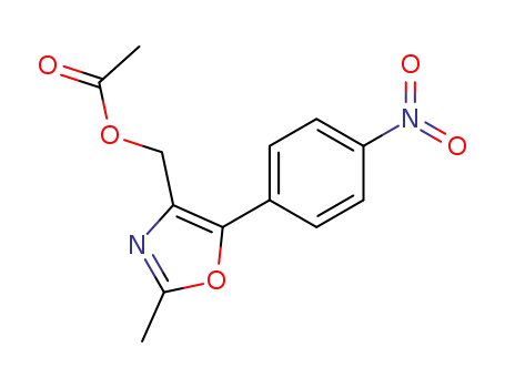 4-acetoxymethyl-2-methyl-5-(4-nitro-phenyl)-oxazole