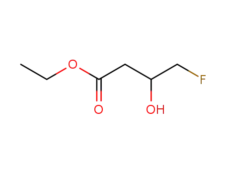 Molecular Structure of 660-47-9 (ethyl 4-fluoro-3-hydroxybutanoate)