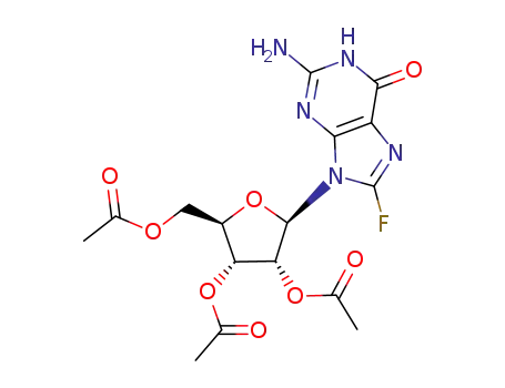 8-fluoro-2',3',5'-tri-O-acetylguanosine