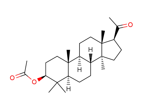 Molecular Structure of 6610-88-4 ((3beta,5alpha)-4,4,14-trimethyl-20-oxopregnan-3-yl acetate)