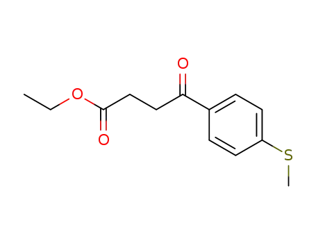 Molecular Structure of 7028-70-8 (ETHYL 4-(4-METHYLTHIOPHENYL)-4-OXOBUTYRATE)