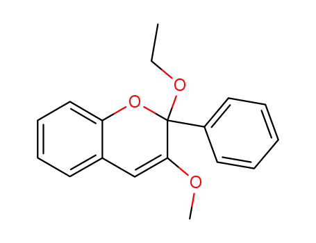 2H-1-Benzopyran,2-ethoxy-3-methoxy-2-phenyl- cas  6631-19-2