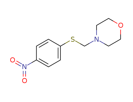 Morpholine,4-[[(4-nitrophenyl)thio]methyl]- cas  6631-75-0