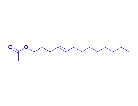 Molecular Structure of 65954-19-0 (Z-4-TRIDECEN-1-YL ACETATE)