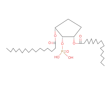 (1R,3S)-2-(phosphonooxy)cyclopentane-1,3-diyl dihexadecanoate