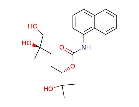 Naphthalen-1-yl-carbamic acid (1S,4R)-4,5-dihydroxy-1-(1-hydroxy-1-methyl-ethyl)-4-methyl-pentyl ester