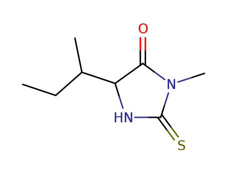 4-Imidazolidinone,3-methyl-5-(1-methylpropyl)-2-thioxo-                                                                                                                                                 