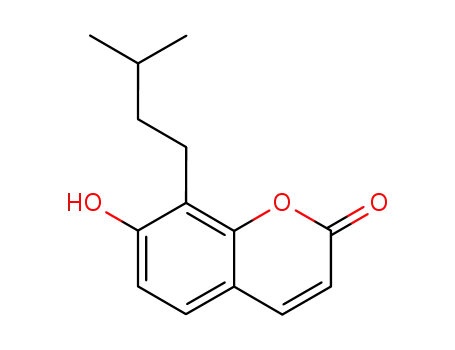 8-isopentyl-7-hydroxy-2H-chromen-2-one