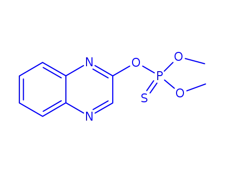 Molecular Structure of 65862-97-7 (dimethoxy-quinoxalin-2-yloxy-sulfanylidene-phosphorane)