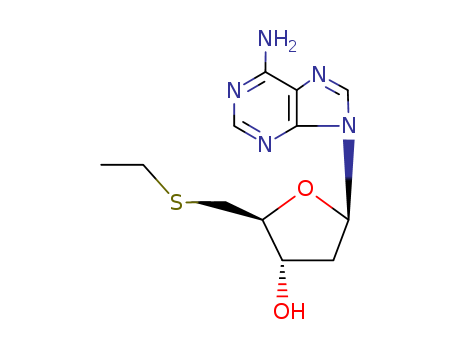 Adenosine,2'-deoxy-5'-S-ethyl-5'-thio- (7CI,8CI)