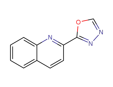 Molecular Structure of 65944-12-9 (2-(1,3,4-OXADIAZOL-2-YL)QUINOLINE)