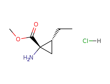 (1S,2R)-1-Amino-2-ethyl-cyclopropanecarboxylic acid methyl ester; hydrochloride
