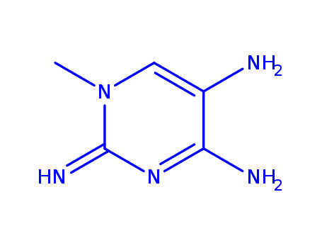 2,5-PYRIMIDINEDIAMINE,1,4-DIHYDRO-4-IMINO-1-METHYL-